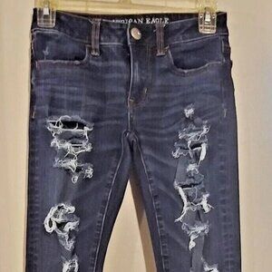 American Eagle Outfitters Jeans 360 Super Stretch AEO Size 00